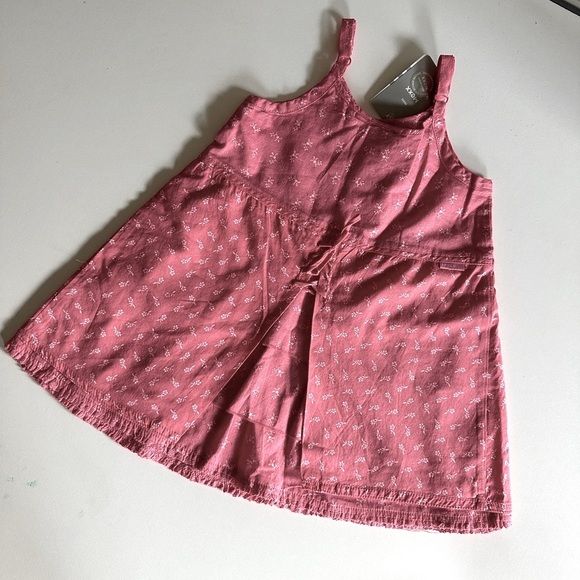 Mexx pink baby dress, two layers, laced back, spaghetti straps So sweet, sz 18m - Picture 4 of 10